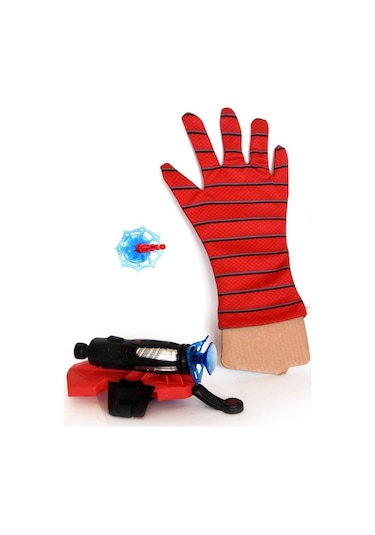 Örümcek Adam Spiderman Ok Atan Vantuz Ağ Fırlatan Eldiven Maske S