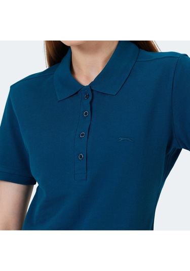 Slazenger VERA I Kadın Polo Yaka Petrol Tişört