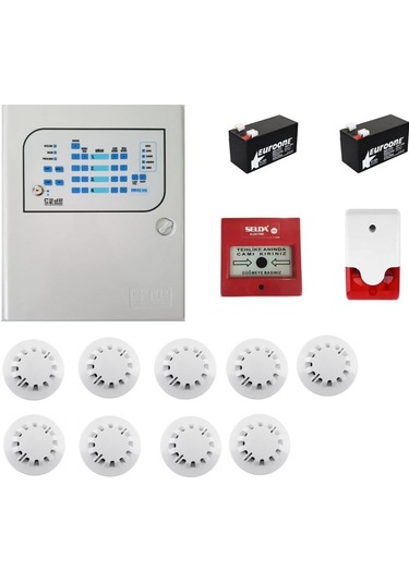 9 Lu Yangın Alarm Seti