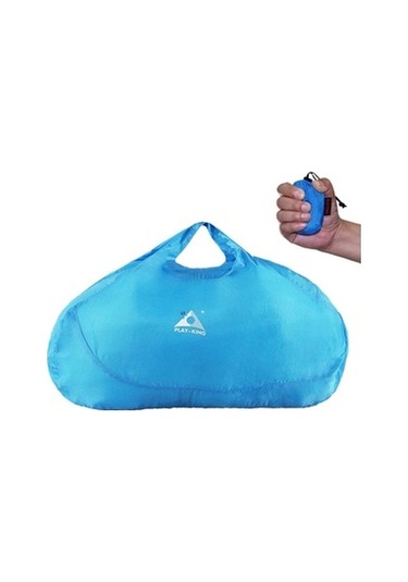 Zcjb 1336 Taşınabilir Katlanabilir Ultra Hafif El Seyahat Çantası Mavi Mavi