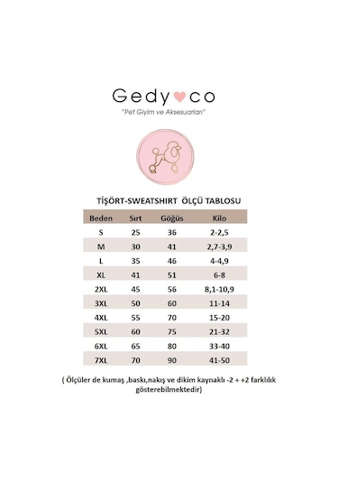 Gedyco Hardal Küçük Irk Köpek Likralı Triko