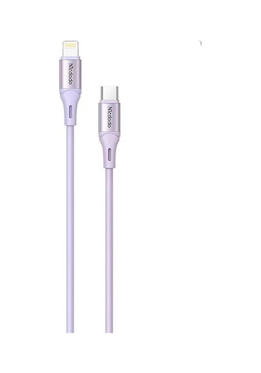 Mcdodo CA-1863 Typec To İphone Uyumlu PD 36W Hızlı Data-Şarj Kablo 1.2m Mor