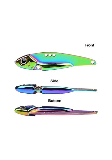 Neevoyu Metal Vıb Yaban Balığı Yemi 20g - Uzak Atışlı, Çok Renkli, Hızlı Batma, St36 Ve Kan Oluklu Tüy İğnesi, Tüm Su Tipleri İçin