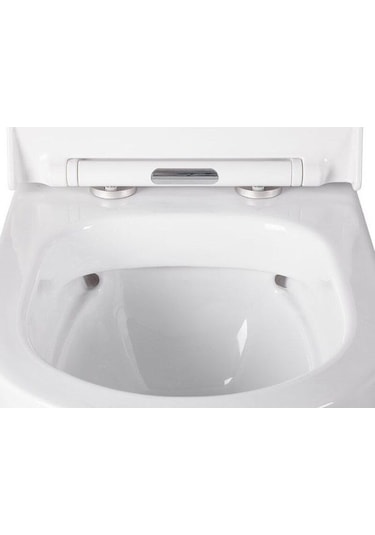 İdevit Btw Alfa Rimless Kanalsız Duvara Sıfır Klozet Takım Dahil-Pp Soft