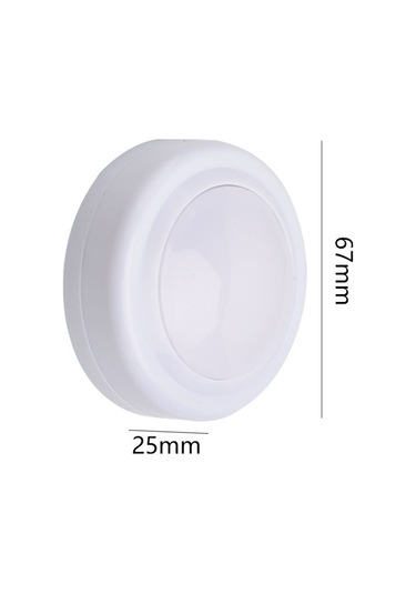 16 Renk Değiştirilebilir Led Disk Işıklı 6 Adet Gece Lambası