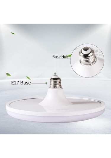Canmeıjıa Süper Parlak Ufo Led Ampul E27 220v 20w 40w 50w 60w Enerji Tasarruflu Ufo Işık Tavan Işıkları Mutfak Oturma Odası İçin 50w 2pcs