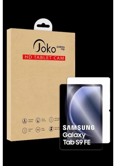 Samsung Uyumlu Galaxy X610 Tab S9 Fe Plus 12.4 Hd Tablet Cam Ekran Koruyucu - Şeffaf