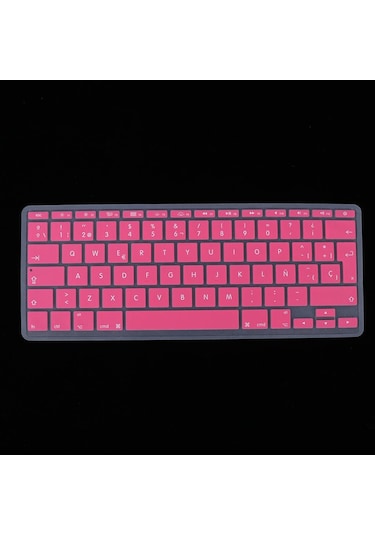 Homyl 11 Inç Macbook Pink Için İspanyolca Fonetik Klavye Pembe