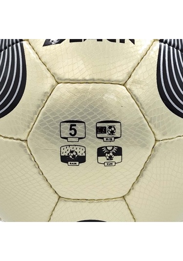 Black Süper Futbol Topu Std Altın - Siyah
