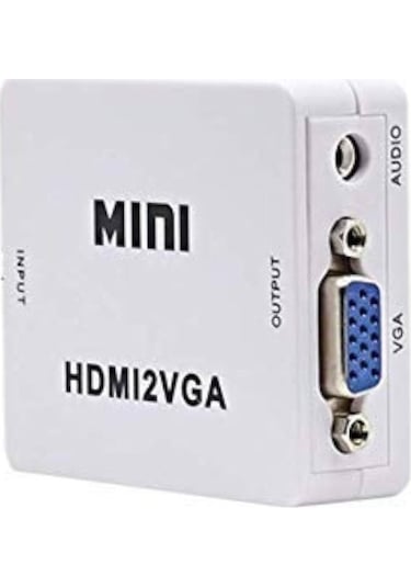 Güç Destekli Hdmi Vga Çevirici Elektrikli Hdmi Vga Çevirici