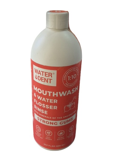 Waterdent Mouthwash Water Flosser Rinse Strong Gums 500 Ml