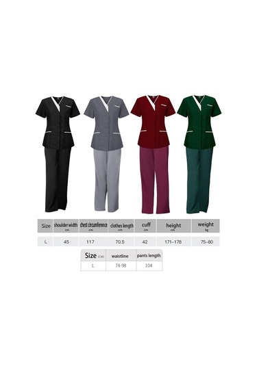 Dolıty Kadın Scrubs Estetisyen Güzellik Salonu Yeşil