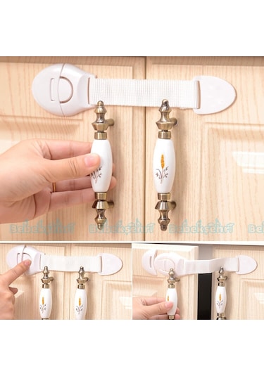 Evokids Pratik Çocuk Güvenlik Kilidi (10 Adet) Çok Renkli