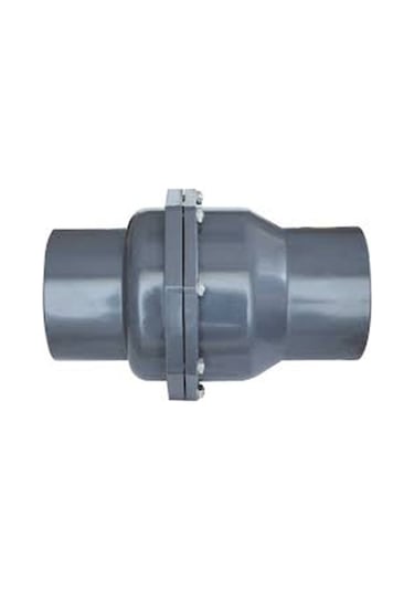 Gemaş Pvc Çalpara Çekvalf Iki Parçalı Gövde Civatalı 110Mm
