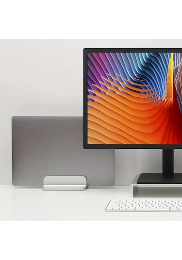 Honeybeeshop Dikey Laptop Standı Ayarlanabilir Gri Alüminyum Masaüstü Tutucu 43 94 Cm