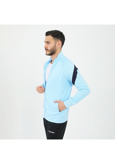 Tryon Sky Blue - Lacivert Erkek Futbol Kamp Sweat Kamp Eşofman Ev 001