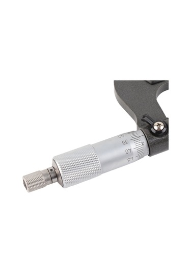 Yifomall 25-50mm Krom Vanadyum Çelik Hassas Mikrometre Ölçüm Aleti - Kilitli Spiral Tasarım