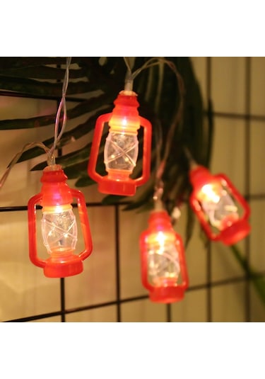 Sones 3m 20 Led Usb Güç Retro Gaz Lambası Led Işıklar Dizisi Yatak Odası Dekorasyonu Sıcak Beyaz Işık Diğer