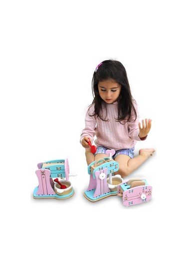 Ahşap Mutfak Gereçleri Oyuncak Seti