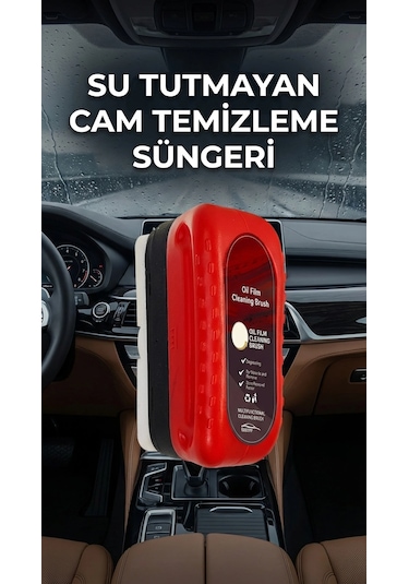 Su Tutmayan Çok Amaçlı Araç Camı Temizleme Süngeri