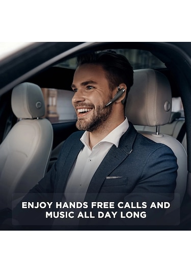 Konesam Sürücü İçin İki Mikrofonlu Gürültü Engelleme Bluetooth 5.1 Kulaklık - El İle Serbest Arama, 25 Saat Konuşma Süresi, Cvc8.0 Teknolojisi