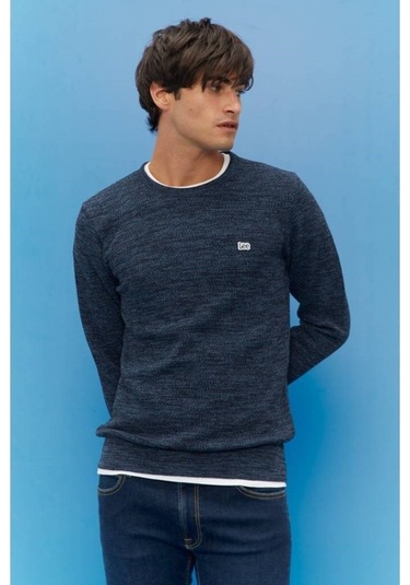 Lee Erkek Lacivert Kazak Lacivert