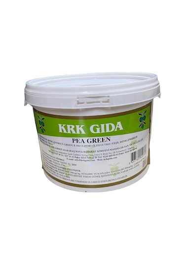 Krk Açık Yeşil Gıda Boyası 1 KG Pea Green