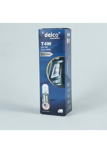 Delco U.s.a T4w 53 Ampul 24 Volt 4w Halogen 10 Adet