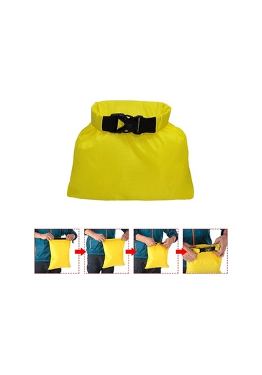 Novahub Su Geçirmez Katlan Bilezikli Çanta - 3 Boyut, Hafif Ve Dayanıklı Mavi - Sarı - Turuncu Mavi - Sarı - Turuncu