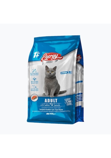 Energy Somonlu Yetişkin Kedi Maması - 500 G