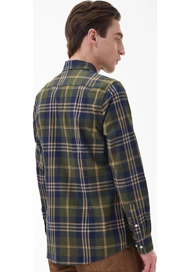 Barbour Erkek Edgar Tailored Gömlek Ol51 Olive-ol51 Olive Yeşil