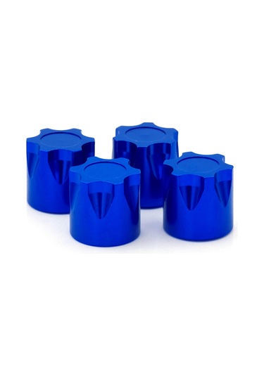 Kosona 1/10 Uzaktan Kumandalı Araba İçin 4 Adet Alüminyum Jant Kapak M4 Somun - Trax4, Trax6, Scx10 Uyumlu