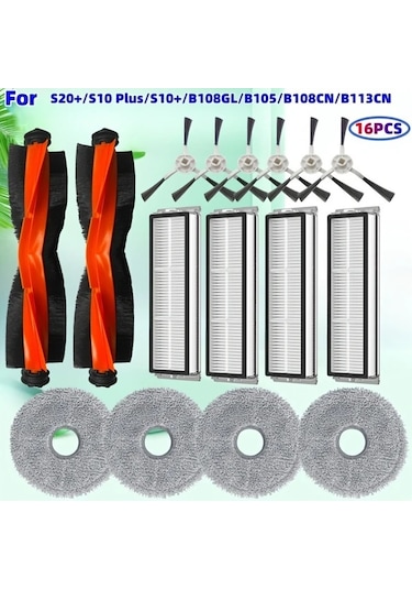 Motion003 16 Adet Xiaomi Robot Süpürge Aksesuarları S20 S10 Plus B108gl B105 B108cn B113cn U