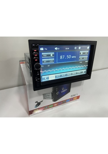 Kıngwın İnce Kasa Ayarlanabilir Double Teyp Hd 7 İnc+kamera