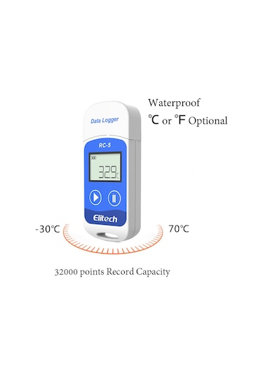 Elitech Mini Sıcaklık Kayıt Cihazı Datalogger Rc-5 Thr235