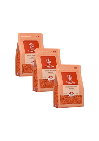 Hasata Mardin Kırmızı Mercimek 3 x 1 KG