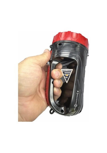 Power 21 Led 3w Kamp Avcı Balıkçı Şarjlı El Feneri Işıldak Siyah