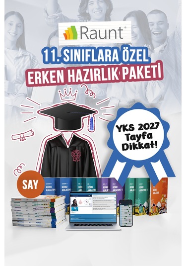 YKS 2027 Sayısal Erken Başlangıç Paketi (11. Sınıf - Mezun) | 2 Yıl Takip, Koçluk ve Kamplar Dahil