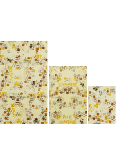 Qingmipy Ekolojik Balmumu Gıda Saklama Örtüleri, Yeniden Kullanılabilir Ve Yıkanabilir, Doğal Koruma Diğer