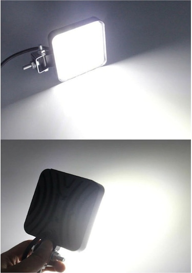 16 Led Off Road Kare Çalışma Lambası Sis Lambası 48 Watt (497763937)