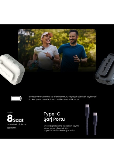 HiFuture Pocket S BT5.4 IPX7 5W TWS Su Geçirmez Mini Hoparlör