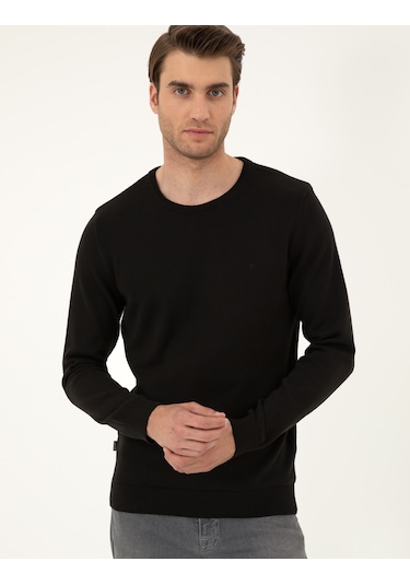 Pierre Cardin Erkek Siyah Kazak /triko 50296575-vr046 Siyah