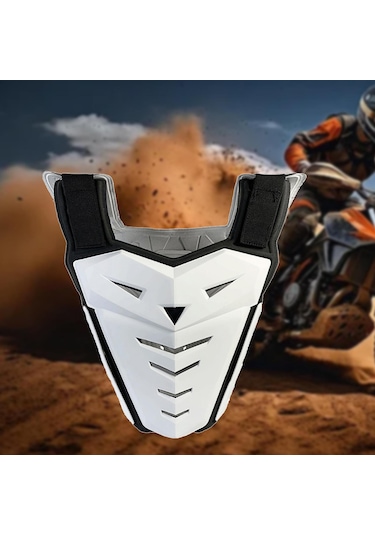 Suntek Bisiklet Kayak Motosiklet Için Göğüs Koruyucu Dişli Beyaz