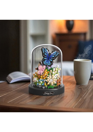 Balody Mini Bahçe Serisi Kelebeklerin Dansı Yapı Bloğu Seti 530 Parça