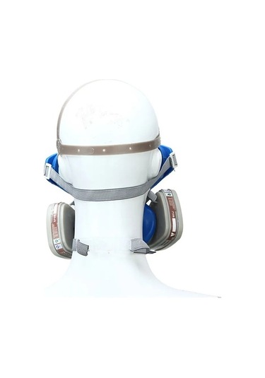 Trendooze Gaz Kapsamlı Boya Kimyasal Maskesi Ve Gözlük Seti