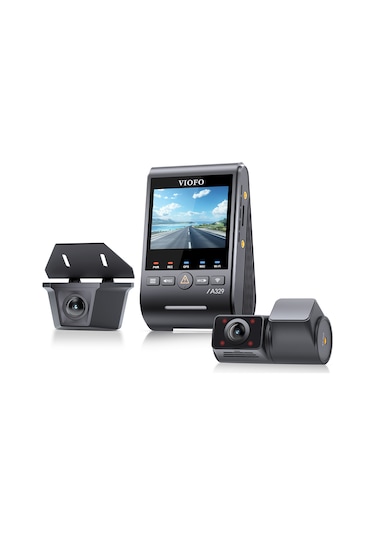 Viofo A329sw 3 Kameralı Ön+iç+arka Dış Su Geçirmez 4k+2k+2k Sony Starvıs 2 Sensör Gps'li Araç Kamerası