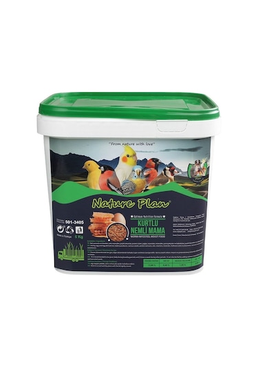 Nature Plan Nemli Kurtlu Kuş Maması 5 Kg