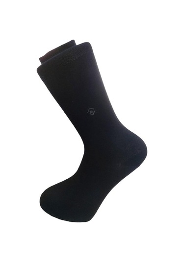 4'LÜ ERKEK PENYE SOKET ÇORAP-SİYAH Siyah