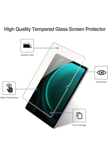 Galaxy Tab S9/s9 Fe/s7/s8 11'' Uyumlu Temperli Cam Ekran Koruyucu