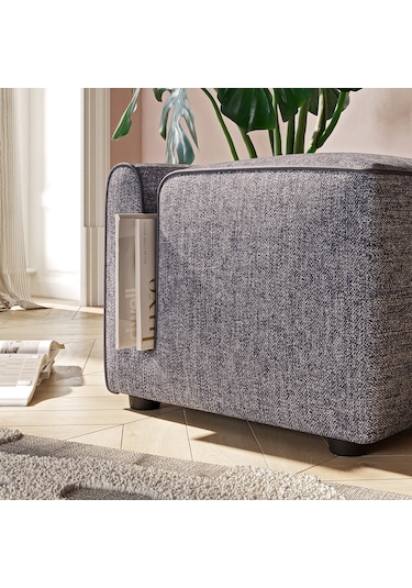 Paris Cepli Ve Dergilikli Puf, Oturma Odası, Antre Puf, Gri Gri